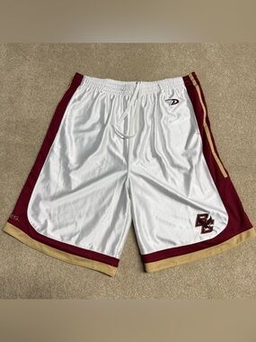 Boston College Eagles Gym Active Shorts Men’s XL White Basketball Vintage Y2K